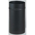 Integra Miltex Imperial Manufacturing Group BM0042 6 Inch  24-ga Snap-Lock Black Stovepipe Slip Connector  11 1/2 Inch  Length  Adjusts 3 Inch -9 Inch 73685